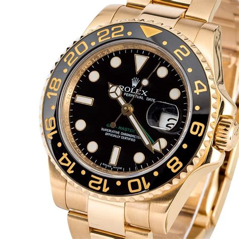 rolex gmt master 2 gold.